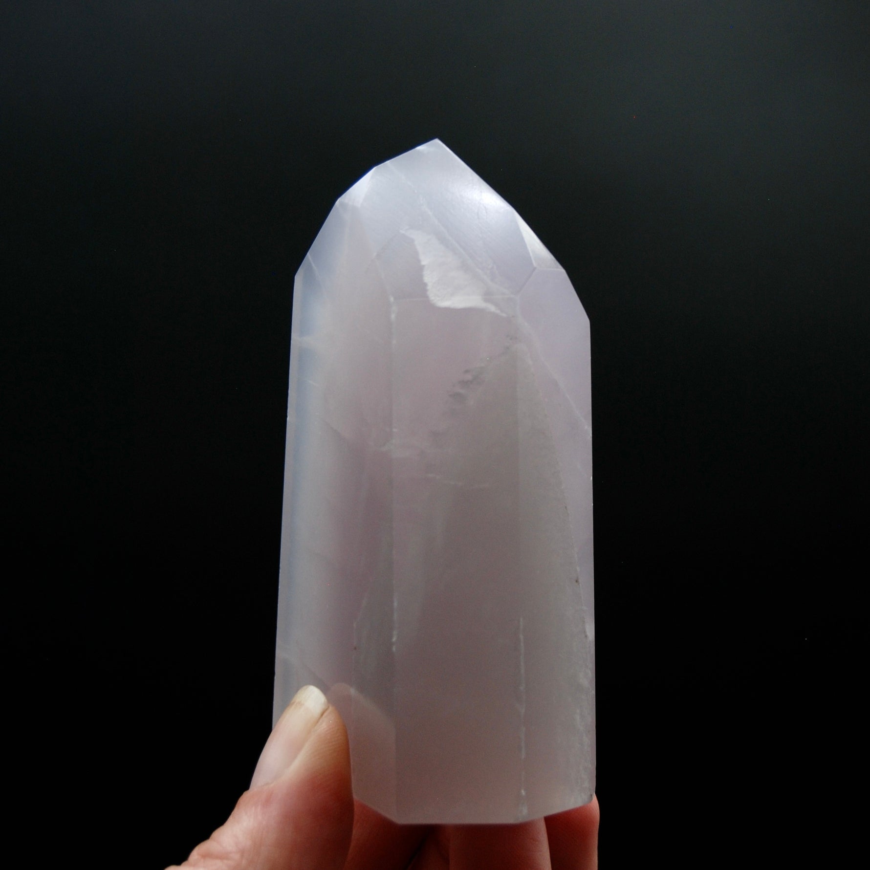 Dow Channeler Lavender Yttrium Fluorite Crystal Tower, Argentina