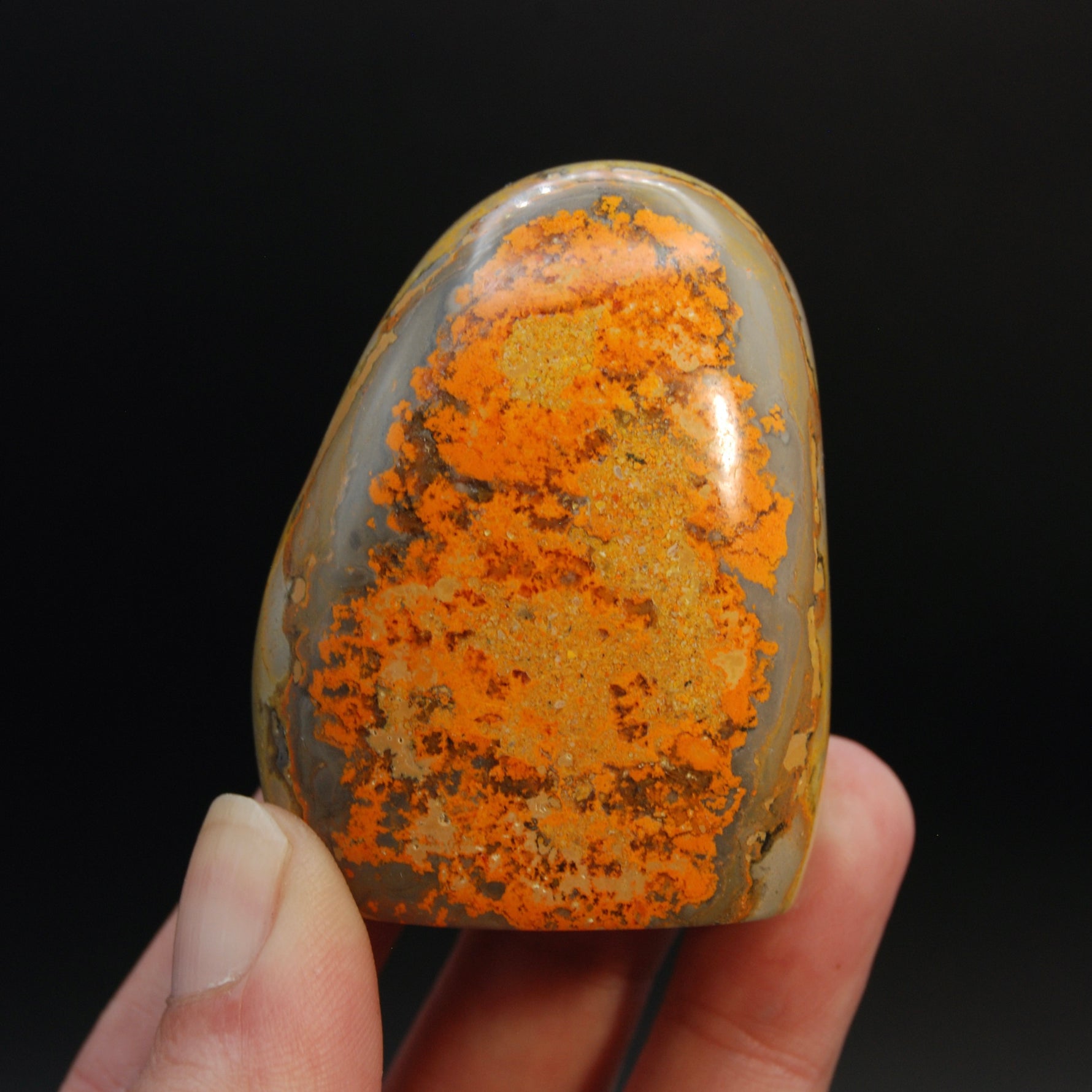 Bumblebee Jasper Crystal Freeform Tower, Indonesia