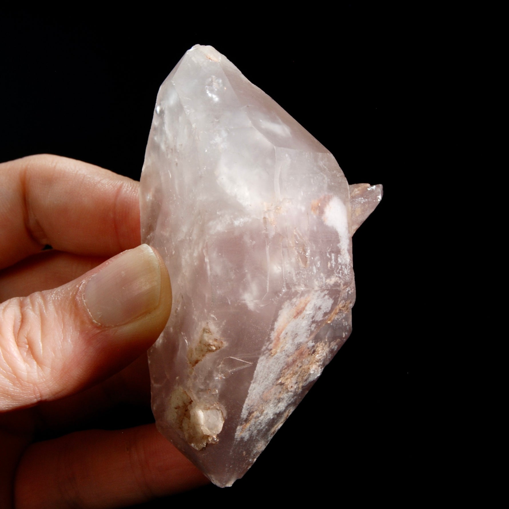 RARE Large DT Pink Lithium Lemurian Seed Quartz Crystal Starbrary, Record Keepers, Brazil