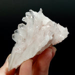 Pink Faden Quartz Crystal Cluster, Colombia