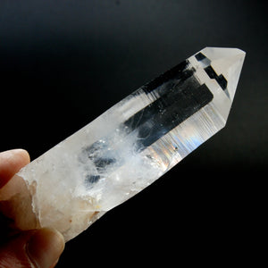 Isis Face Colombian Blue Smoke Lemurian Crystal Starbrary, Optical Rainbow Quartz, Santander, Colombia