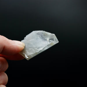 Blue Amphibole Quartz Crystal Freeform, Polished Blue Angel Phantom Quartz, Brazil