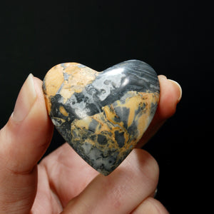 Maligano Jasper Heart, Healing Crystals, Indonesia