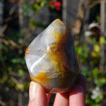 Carnelian Crystal Flame, Carnelian Agate Freeform Tower, Madagascar