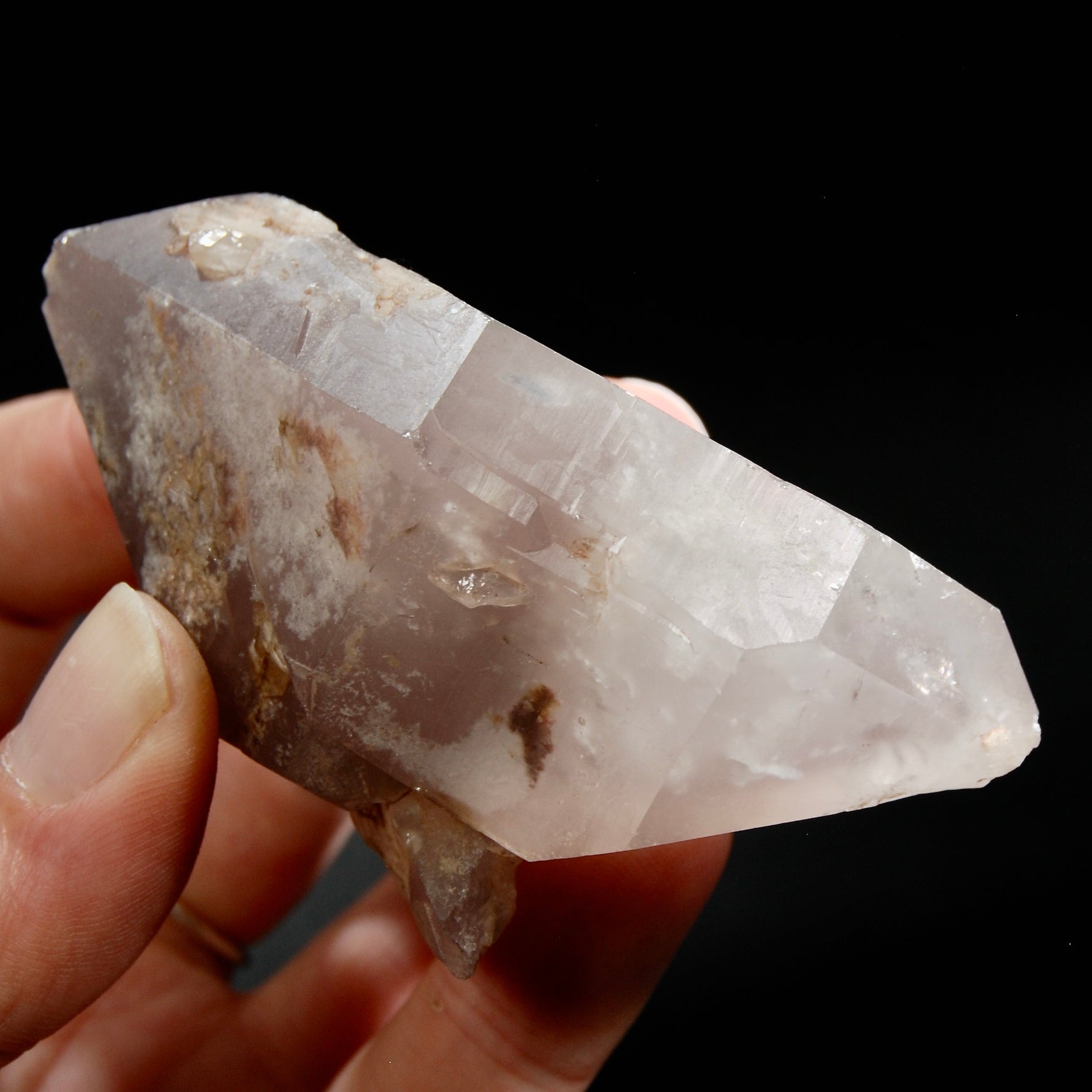 RARE Large DT Pink Lithium Lemurian Seed Quartz Crystal Starbrary, Record Keepers, Brazil