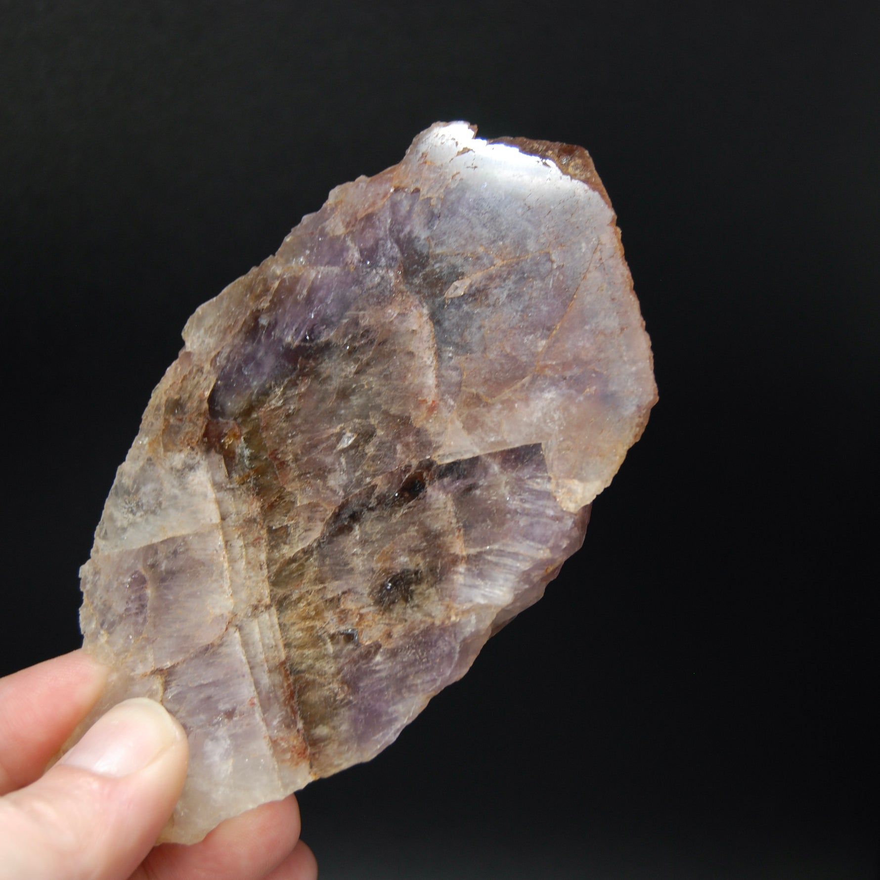 Super Seven Cacoxenite Crystal Slab Melody Stone