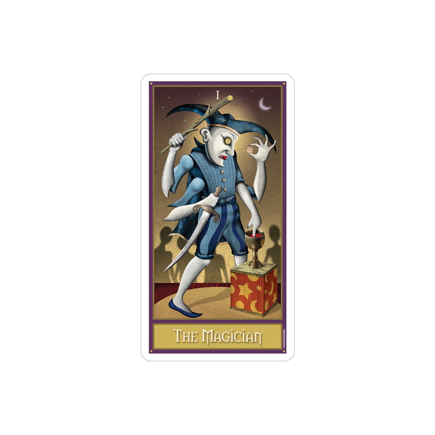 Deviant Moon Tarot Card Deck and Book by Patrick Valenza