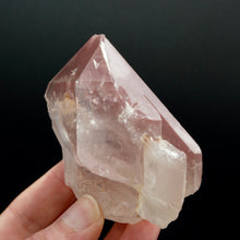 Load image into Gallery viewer, Large Tantric Twin Trigonic Record Keeper Pink Lithium Lemurian Quartz Crystal Dreamsicle Starbrary, Brazil
