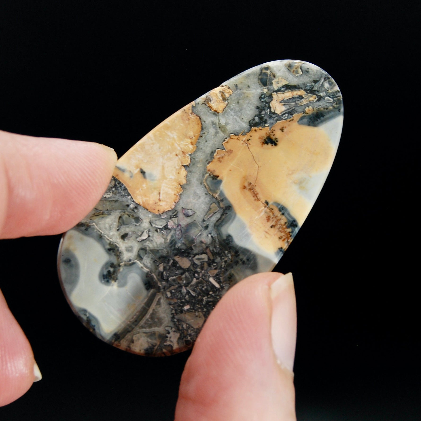 AAA Maligano Jasper Cabochon Freeform, Indonesia