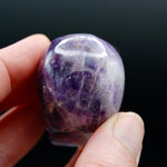 Chevron Dream Amethyst Crystal Skull