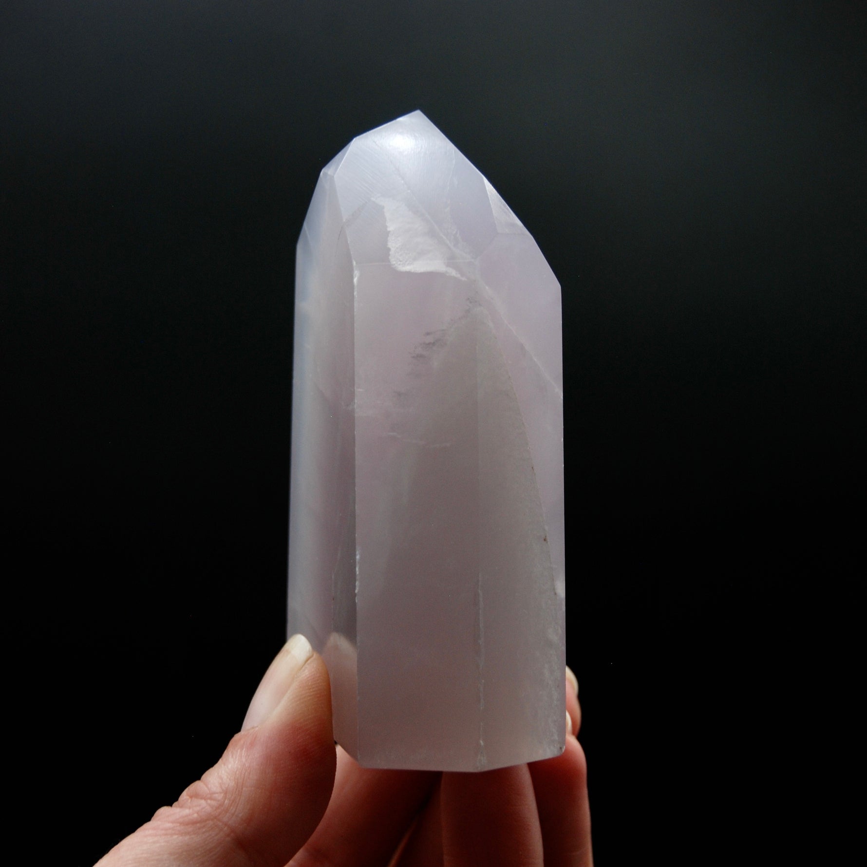 Dow Channeler Lavender Yttrium Fluorite Crystal Tower, Argentina