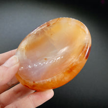 Load image into Gallery viewer, Carnelian Agate Carved Crystal Bowl, Madagascar
