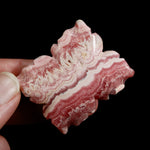 Genuine Rhodochrosite Carved Crystal Crystal Flower, Argentina