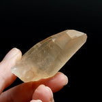 Pink Shadow Lemurian Seed Quartz Crystal Laser, Serra do Cabral, Brazil