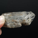 RARE Blue Amphibole Quartz Crystal Freeform, Polished Blue Angel Phantom Quartz, Brazil b9