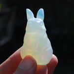 Opalite Carved Crystal Rabbit