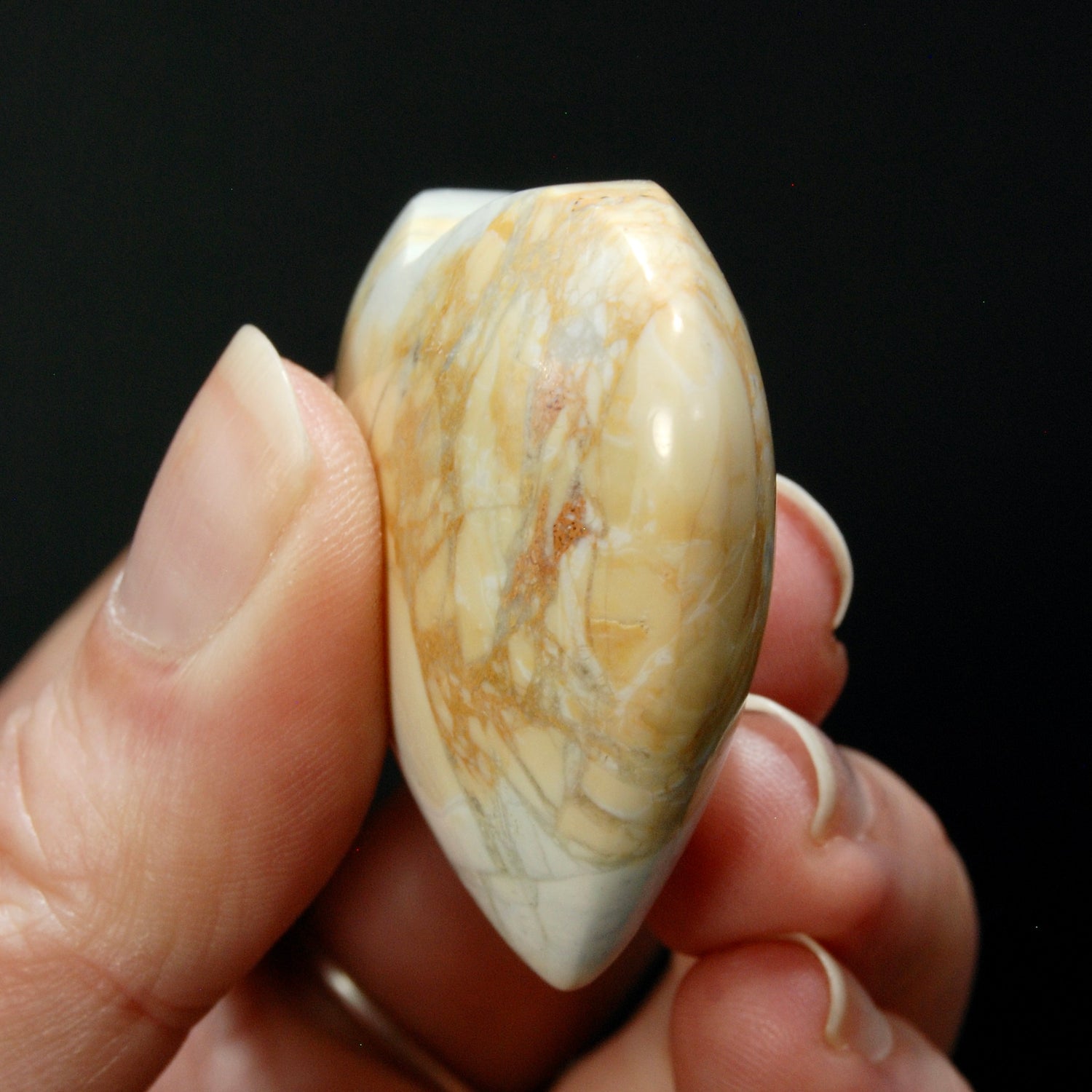 Maligano Jasper Heart, Healing Crystals, Indonesia