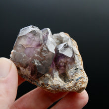 Load image into Gallery viewer, Elestial Amethyst Quartz Crystal, Smoky Chiredzi Amethyst
