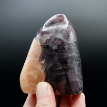 Load image into Gallery viewer, Rose Anhydrite Crystal Freeform Tower, Flashy Purple Angelite Crystal, Madagascar
