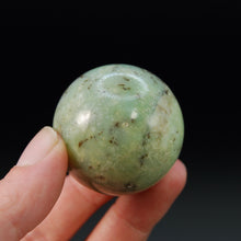 Load image into Gallery viewer, Genuine Green Chrysoprase Crystal Sphere, Indonesia
