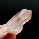 Strawberry Pink Lemurian Seed Quartz Crystal Master Starbrary, Serra do Cabral, Brazil
