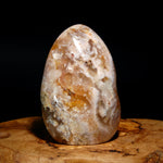 Sakura Flower Agate Crystal Freeform Tower, Pink Lavender Peach Sakura Agate,  Madagascar