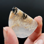 Graveyard Plume Agate Cabochon