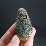 Flashy Seraphinite Crystal Palm Stone, Russia