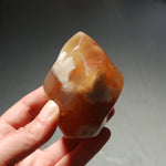 Flower Agate Carved Crystal Flame 