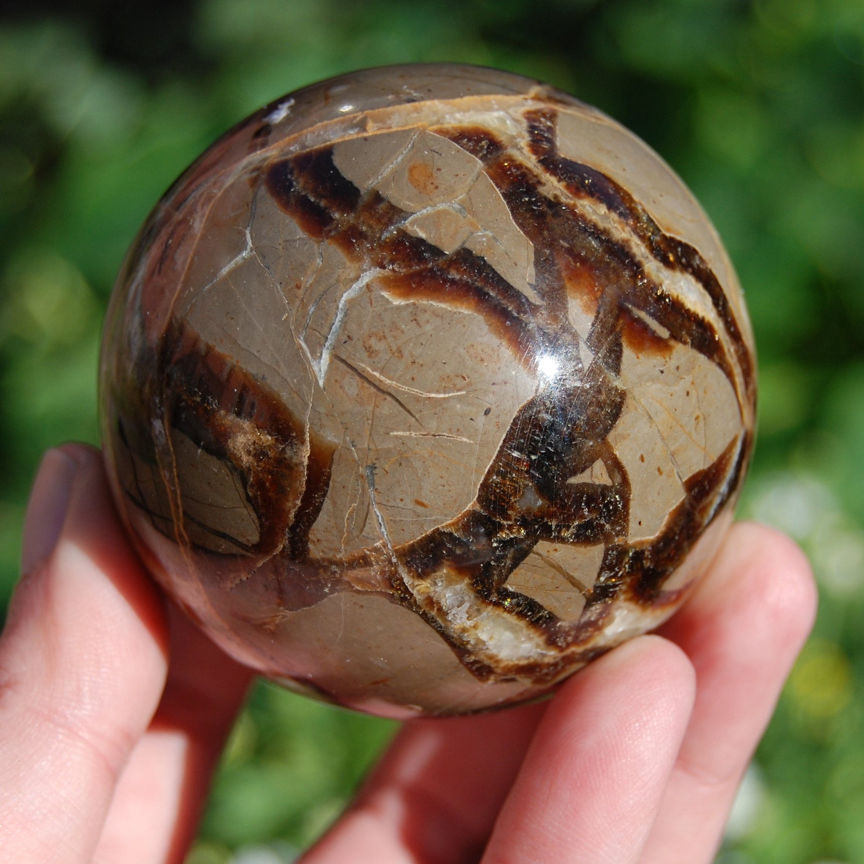 Septarian Crystal Sphere