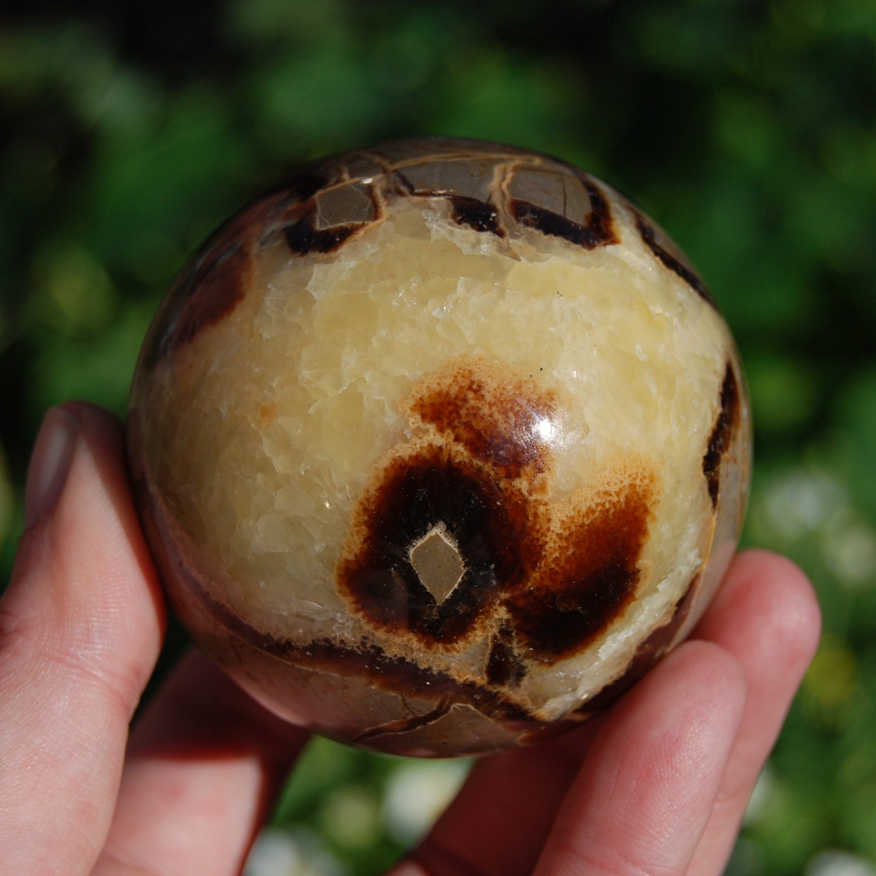 Septarian Crystal Sphere