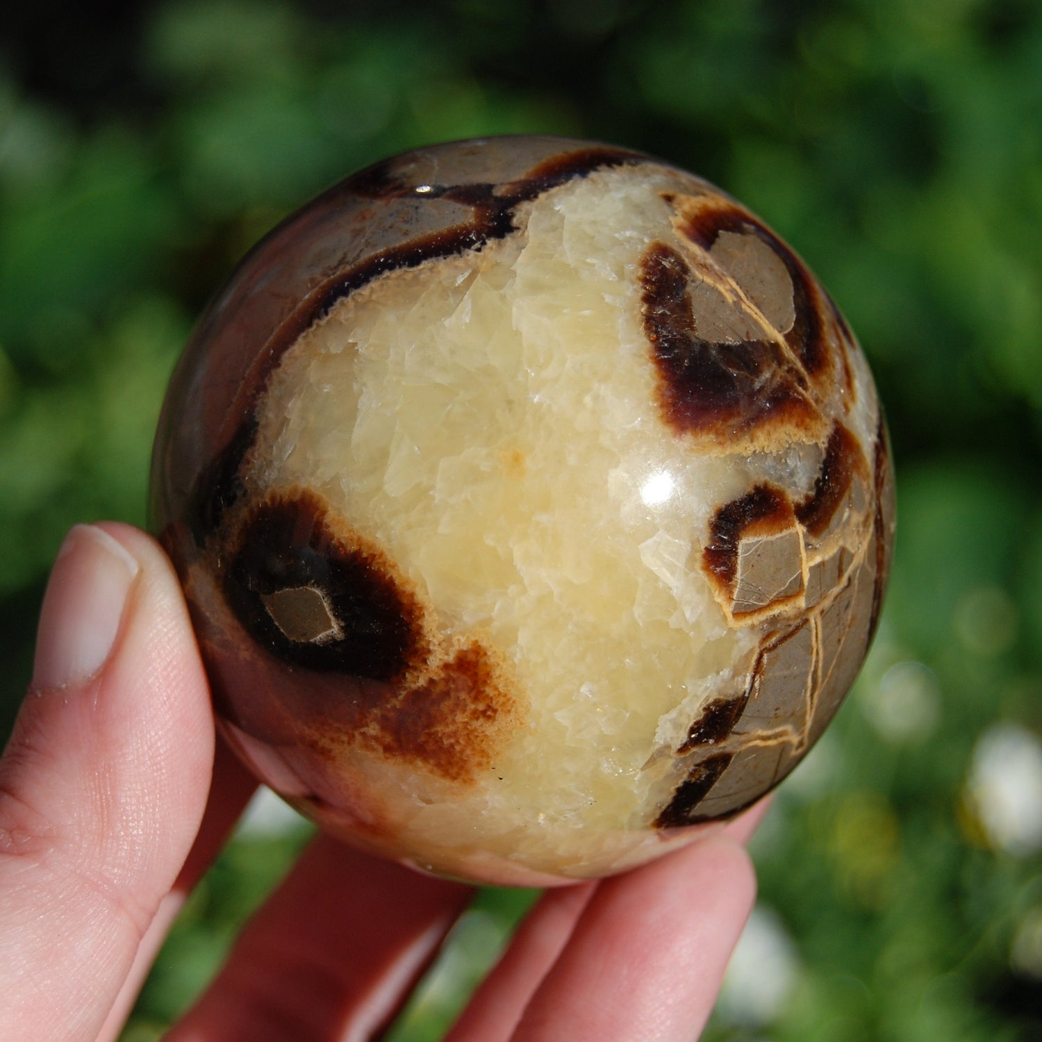 Septarian Crystal Sphere