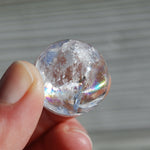 Rainbow Clear Quartz Polished Crystal Spheres