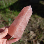 Rose Calcite Crystal Tower