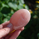 Rose Calcite Crystal Palm Stones