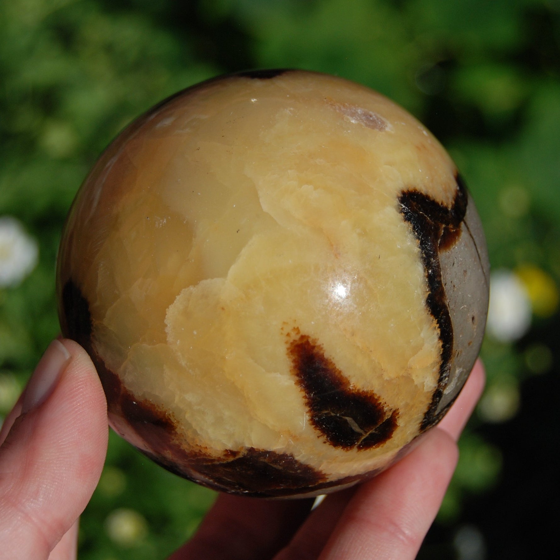 Septarian Crystal Sphere
