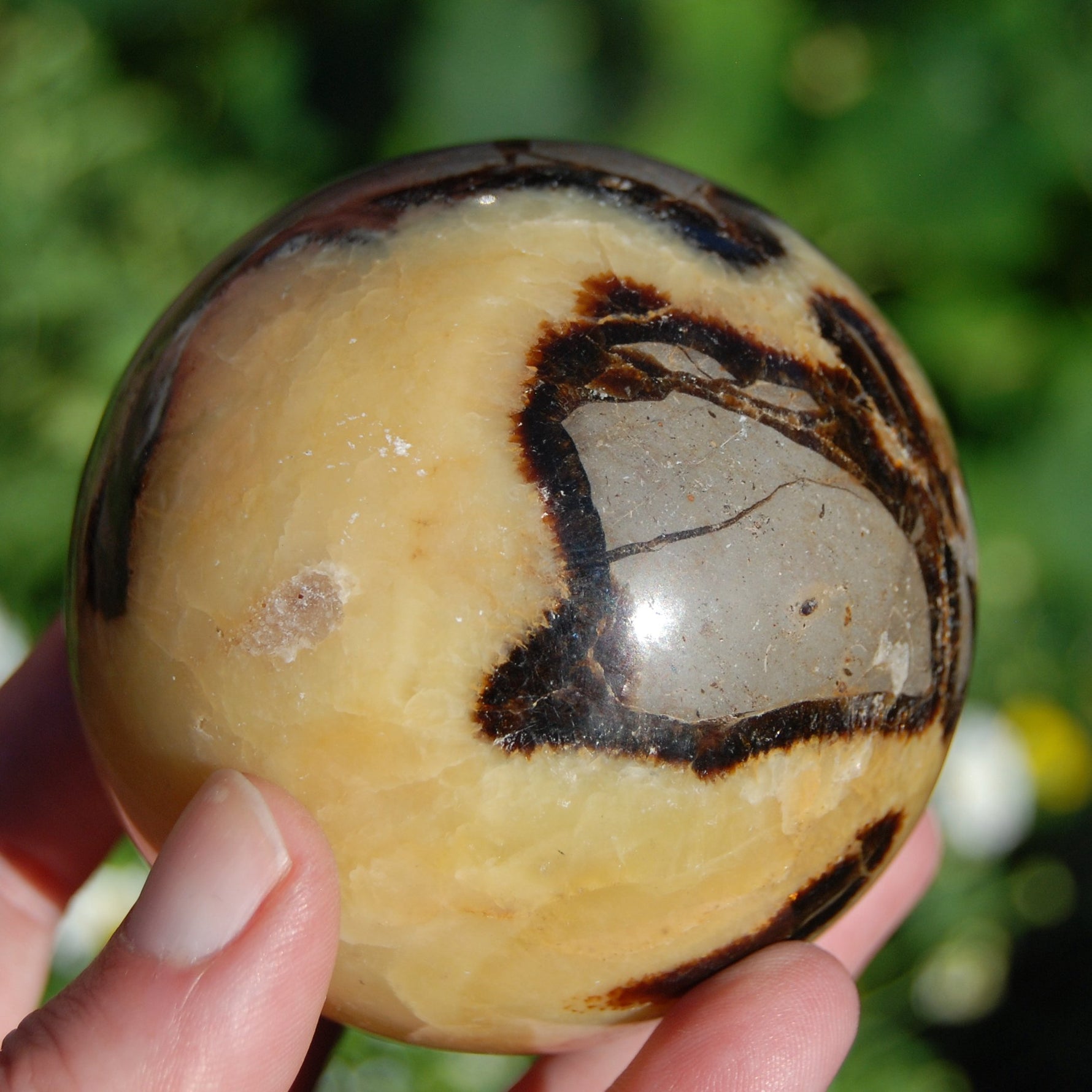 Septarian Crystal Sphere