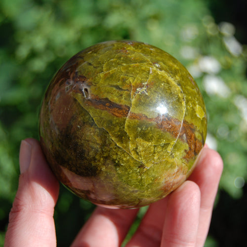 Green Opal Crystal Sphere