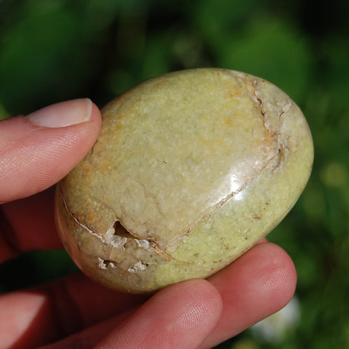 Green Opal Crystal Palm Stone Fairy Magic