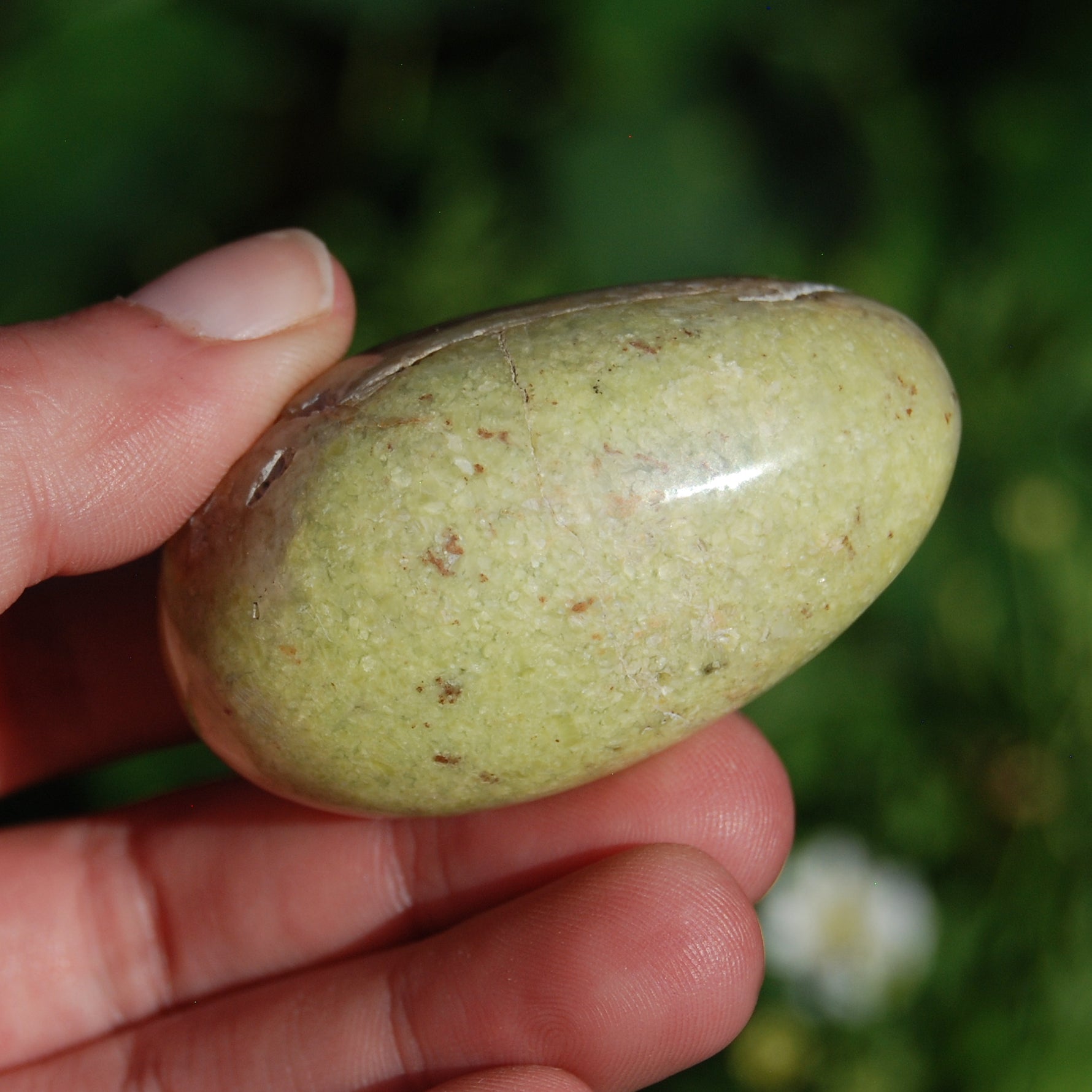 Green Opal Crystal Palm Stone Fairy Magic