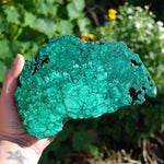 Malachite Crystal Gemstone Slab Large
