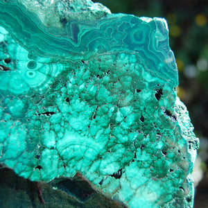 Malachite Crystal Gemstone Slab Large