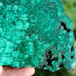 Malachite Crystal Gemstone Slab Large