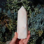 Large Pink Aragonite Crystal Tower