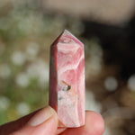 Rhodochrosite Crystal Gemstone Tower