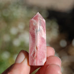 Rhodochrosite Crystal Gemstone Tower
