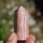 Rhodochrosite Crystal Gemstone Tower