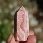 Rhodochrosite Crystal Gemstone Tower