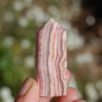 Rhodochrosite Crystal Gemstone Tower