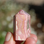Rhodochrosite Crystal Gemstone Tower